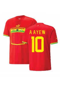 Fotbalové Dres Ghana Andre Ayew #10 Venkovní Oblečení MS 2022 Krátký Rukáv